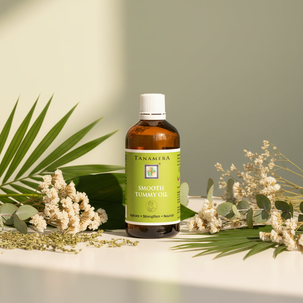 TANAMERA Smooth Tummy Oil bottle, stretch mark oil for pregnancy